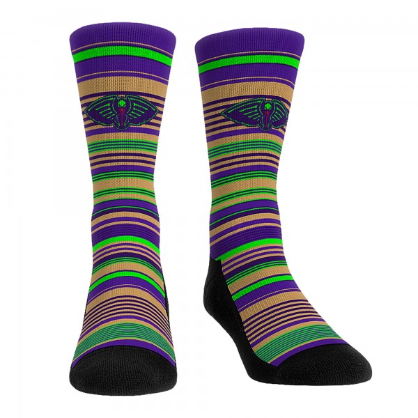 Три пары носков New Orleans Pelicans Rock Em Socks Unisex 2024/25 City Edition