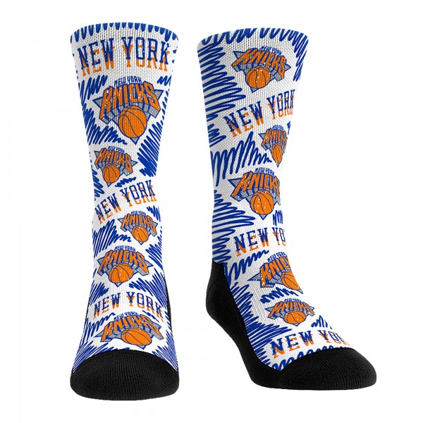Три пары носков New York Knicks Rock Em Socks Unisex 2024/25 City Edition