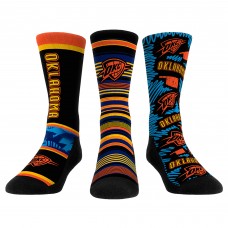 Три пары носков Oklahoma City Thunder Rock Em Socks Unisex 2024/25 City Edition
