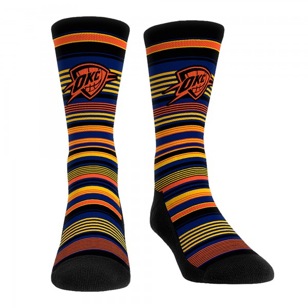 Три пары носков Oklahoma City Thunder Rock Em Socks Unisex 2024/25 City Edition