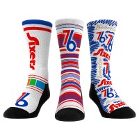 Три пары носков Philadelphia 76ers Rock Em Socks Unisex 2024/25 City Edition