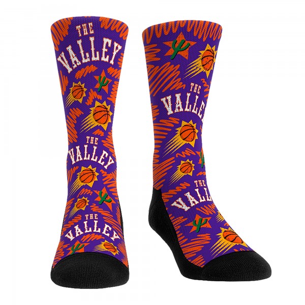 Три пары носков Phoenix Suns Rock Em Socks Unisex 2024/25 City Edition