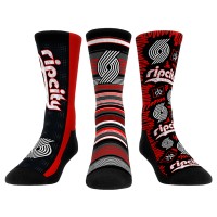 Три пары носков Portland Trail Blazers Rock Em Socks Unisex 2024/25 City Edition
