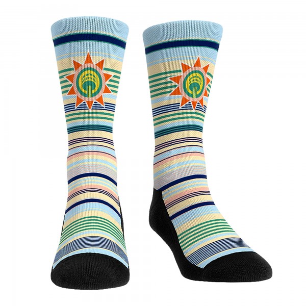 Три пары носков San Antonio Spurs Rock Em Socks Unisex 2024/25 City Edition