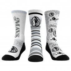 Три пары носков Dallas Mavericks Rock Em Socks Unisex 2024/25 City Edition