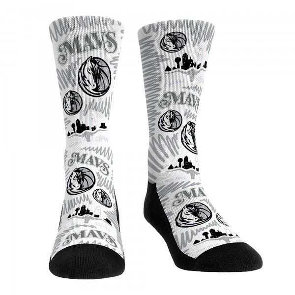 Три пары носков Dallas Mavericks Rock Em Socks Unisex 2024/25 City Edition