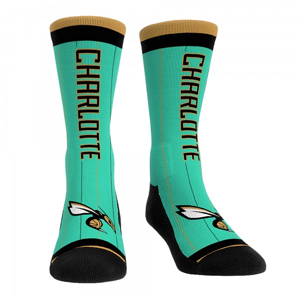 Три пары носков Charlotte Hornets Rock Em Socks Unisex 2024/25 City Edition
