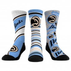 Три пары носков Atlanta Hawks Rock Em Socks Unisex 2024/25 City Edition