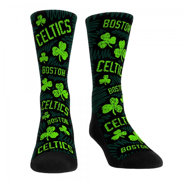 Три пары носков Boston Celtics Rock Em Socks Unisex 2024/25 City Edition