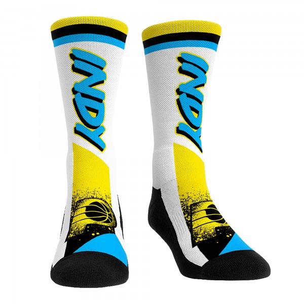 Три пары носков Indiana Pacers Rock Em Socks Unisex 2024/25 City Edition