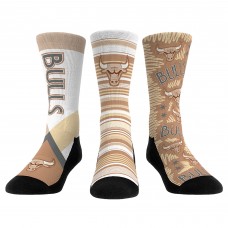 Три пары носков Chicago Bulls Rock Em Socks Unisex 2024/25 City Edition