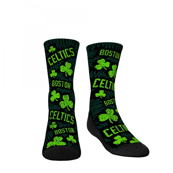 Три пары носков Boston Celtics Rock Em Socks Youth 2024/25 City Edition