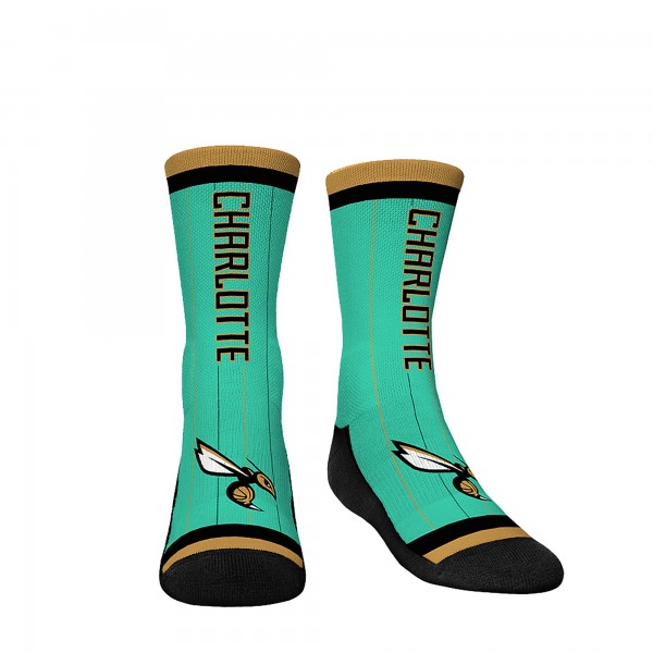 Три пары носков Youth Charlotte Hornets Rock Em Socks 2024/25 City Edition