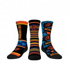 Три пары носков Youth Oklahoma City Thunder Rock Em Socks 2024/25 City Edition