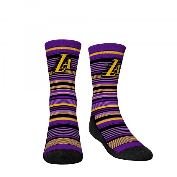 Три пары носков Los Angeles Lakers Rock Em Socks Youth 2024/25 City Edition