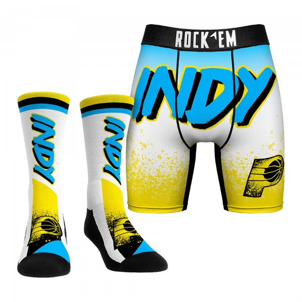 Трусы и носки Indiana Pacers Rock Em Socks 2024/25 City Edition