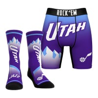 Трусы и носки Utah Jazz Rock Em Socks 2024/25 City Edition