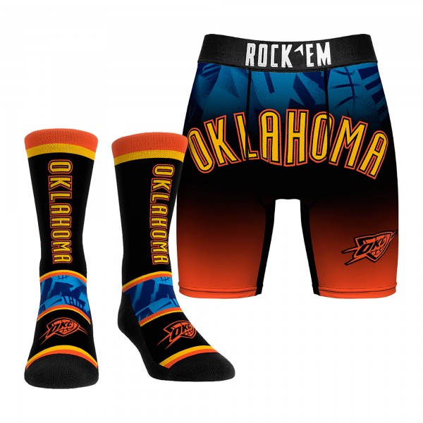 Трусы и носки Oklahoma City Thunder Rock Em Socks 2024/25 City Edition