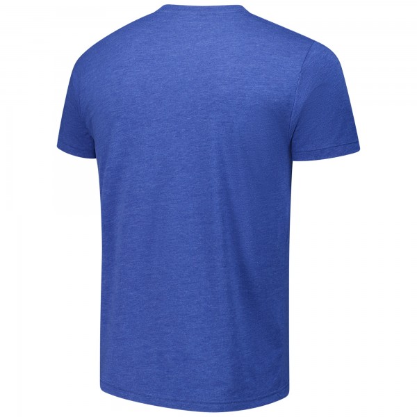 Футболка Josh Hart/Mikal Bridges/Jalen Brunson New York Knicks Homage Unisex Triple Threat Tri-Blend - Royal