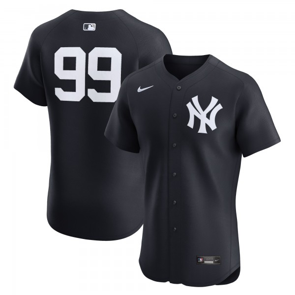 New York Yankees Aaron Judge Nike Navy Alternate 2 Elite Jersey