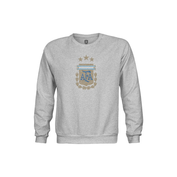 Подростковая Argentina National Team 1863FC Pullover Crewneck Sweatshirt - Heather Gray