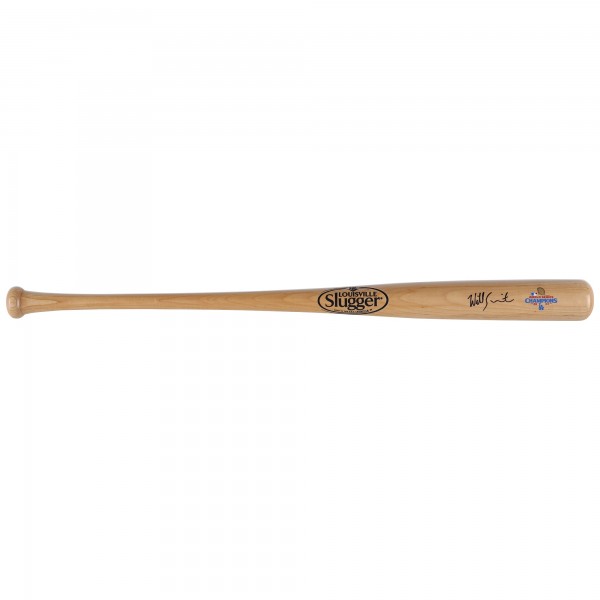 Will Smith Los Angeles Dodgers Autographed Fanatics Authentic 2024 World Series Champions Louisville Slugger Bat