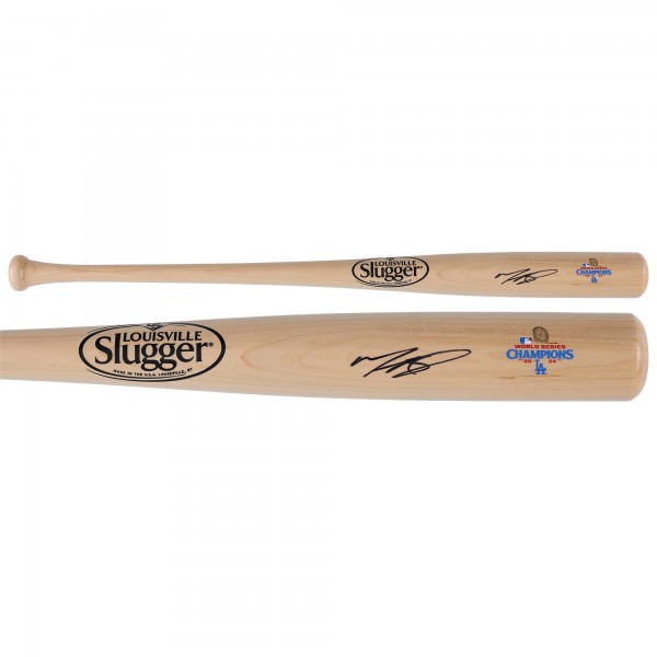 Mookie Betts Los Angeles Dodgers Autographed Fanatics Authentic 2024 World Series Champions Louisville Slugger Bat