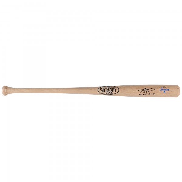 Mookie Betts Los Angeles Dodgers Autographed Fanatics Authentic 2024 World Series Champions Louisville Slugger Bat with 24 WS Champs Inscription