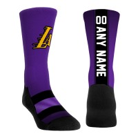Именные носки Los Angeles Lakers Rock Em Socks Unisex 2024/25 City Edition Jersey
