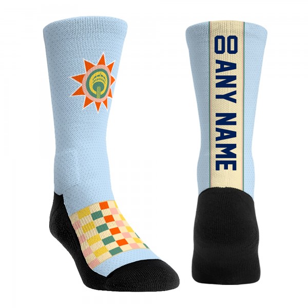 Именные носки San Antonio Spurs Rock Em Socks Unisex 2024/25 City Edition Jersey
