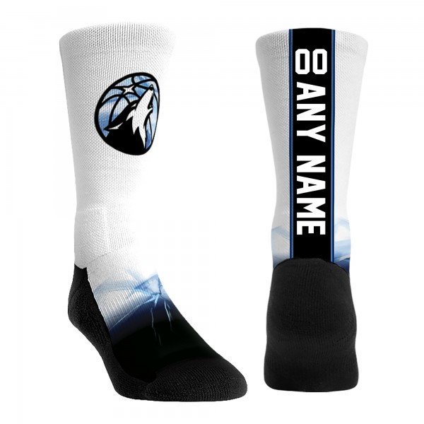 Minnesota Timberwolves Rock Em Socks Unisex 2024/25 City Edition Custom Jersey Crew Socks