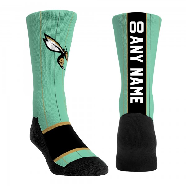Именные носки Charlotte Hornets Rock Em Socks Unisex 2024/25 City Edition Jersey