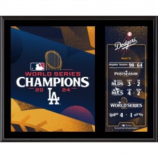 Los Angeles Dodgers Fanatics Authentic 2024 World Series Champions 12 x 15 Sublimated Plaque