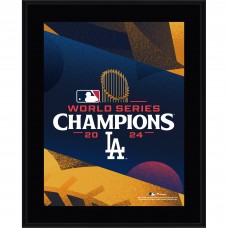 Los Angeles Dodgers Fanatics Authentic 2024 World Series Champions 10.5 x 13 Sublimated Plaque