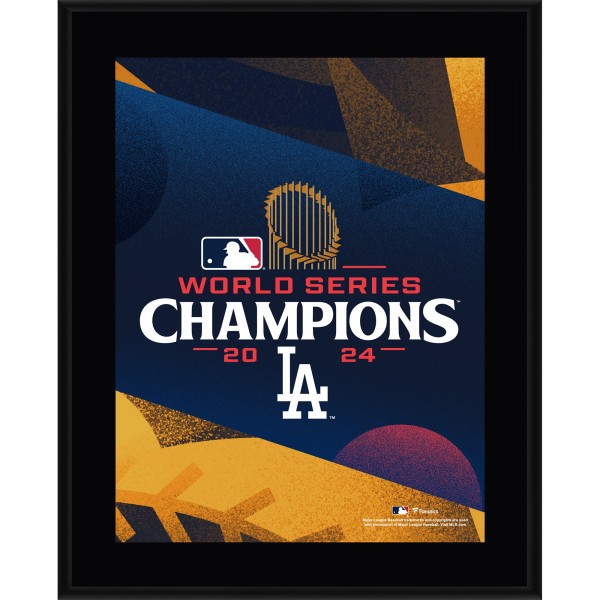 Los Angeles Dodgers Fanatics Authentic 2024 World Series Champions 10.5 x 13 Sublimated Plaque