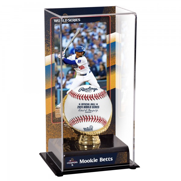 Mookie Betts Los Angeles Dodgers Fanatics Authentic 2024 World Series Champions Sublimated Display Case with Image