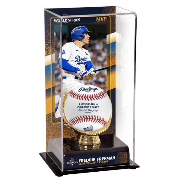 Freddie Freeman Los Angeles Dodgers Fanatics Authentic 2024 World Series Champions MVP Sublimated Display Case with Image