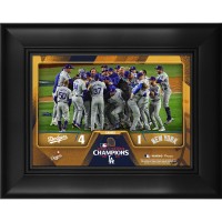 Los Angeles Dodgers Fanatics Authentic 2024 World Series Champions Framed 5 x 7 Collage