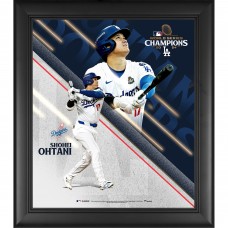 Shohei Ohtani Los Angeles Dodgers Fanatics Authentic 2024 World Series Champions Framed 15 x 17 Collage