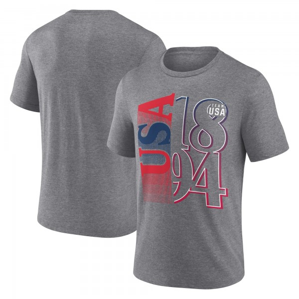 Футболка Team USA Classic Americana Tri-Blend - Heather Gray