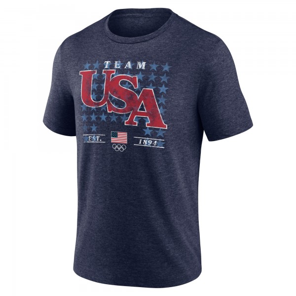 Футболка Team USA Retro Tri-Blend - Navy
