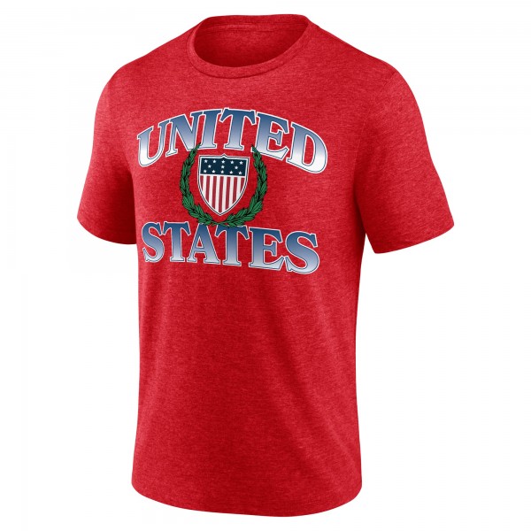 Футболка Team USA Vintage Victory Tri-Blend - Red