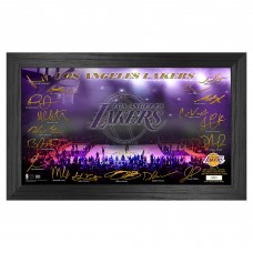 Los Angeles Lakers Highland Mint Signature Court Print