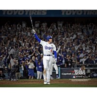 Freddie Freeman Los Angeles Dodgers Unsigned Fanatics Authentic 2024 World Series Game 1 Game-Winning Walk-Off Grand Slam Photograph