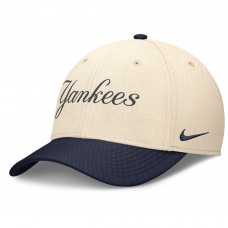 Бейсболка New York Yankees Nike Natural/Navy Statement Rise Performance