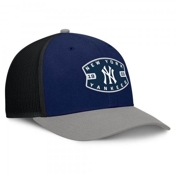 Бейсболка New York Yankees Fanatics Navy/Gray Cutoff