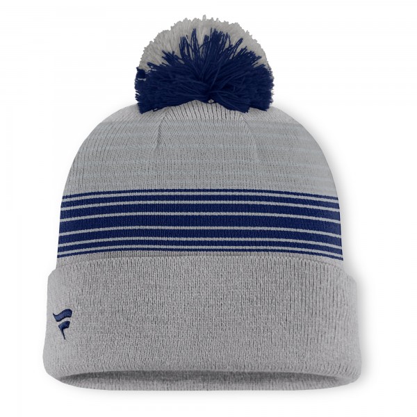Шапка с помпоном New York Yankees Fanatics Gray Balk