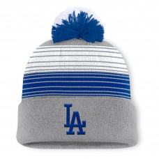 Шапка с помпоном Los Angeles Dodgers Fanatics Gray Balk