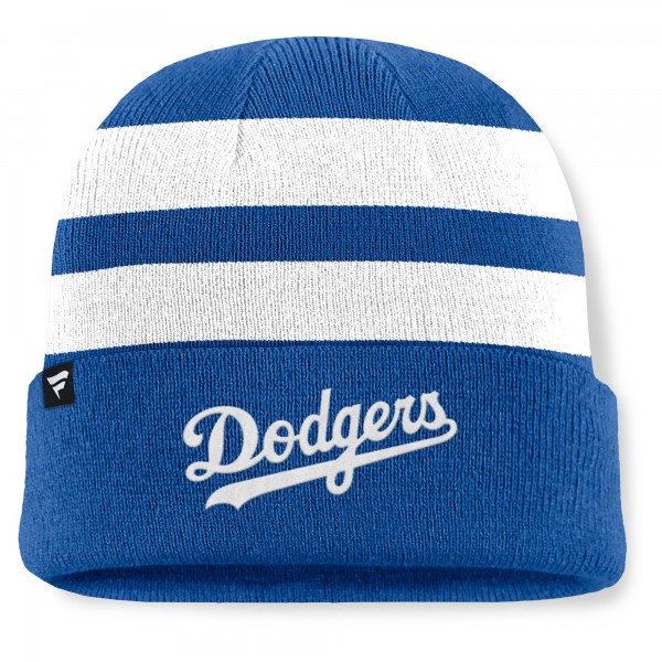 Los Angeles Dodgers Fanatics Royal Baseline Cuffed Knit Hat