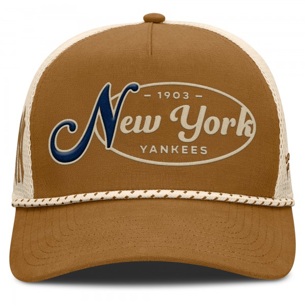 Бейсболка New York Yankees Fanatics Brown A-Frame Trucker